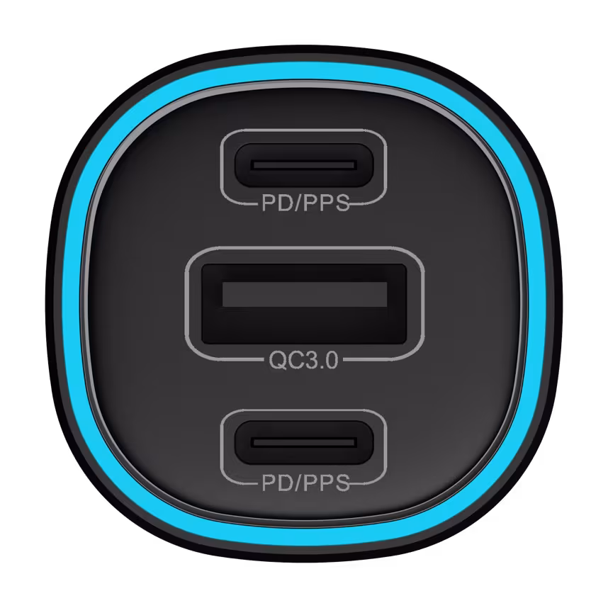 Felixx Kfz-Schnellladegerät Qualcomm Quick Charge USB-C