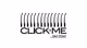 Logo der Marke Click Me in schwarz.