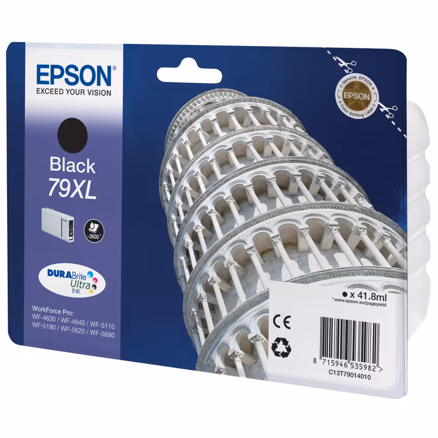 Epson 79XL T7901 Tinte Black 41,8ml