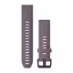Garmin Quickfit Band 20mm Silikon dunkellila schwarz