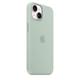 Apple iPhone 14 Silikon Case mit MagSafe agavengrün