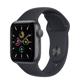 Apple Watch SE Alu space grau 40mm Sportarmband mitternacht