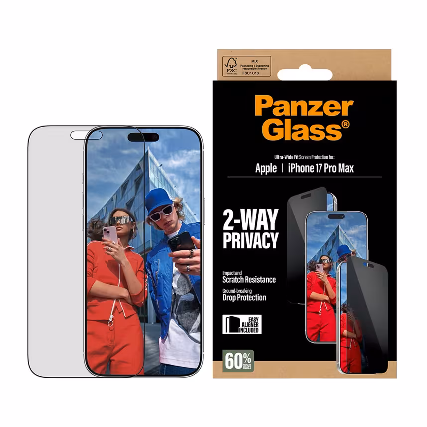 PanzerGlass Privacy Screen Protector iPhone 17 Pro Max