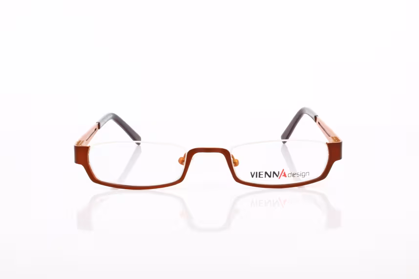 Vienna Design UN 453 03 Lesebrille Halbrand Metall
