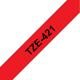 Brother TZE-421 Band rot/schwarz 9mm