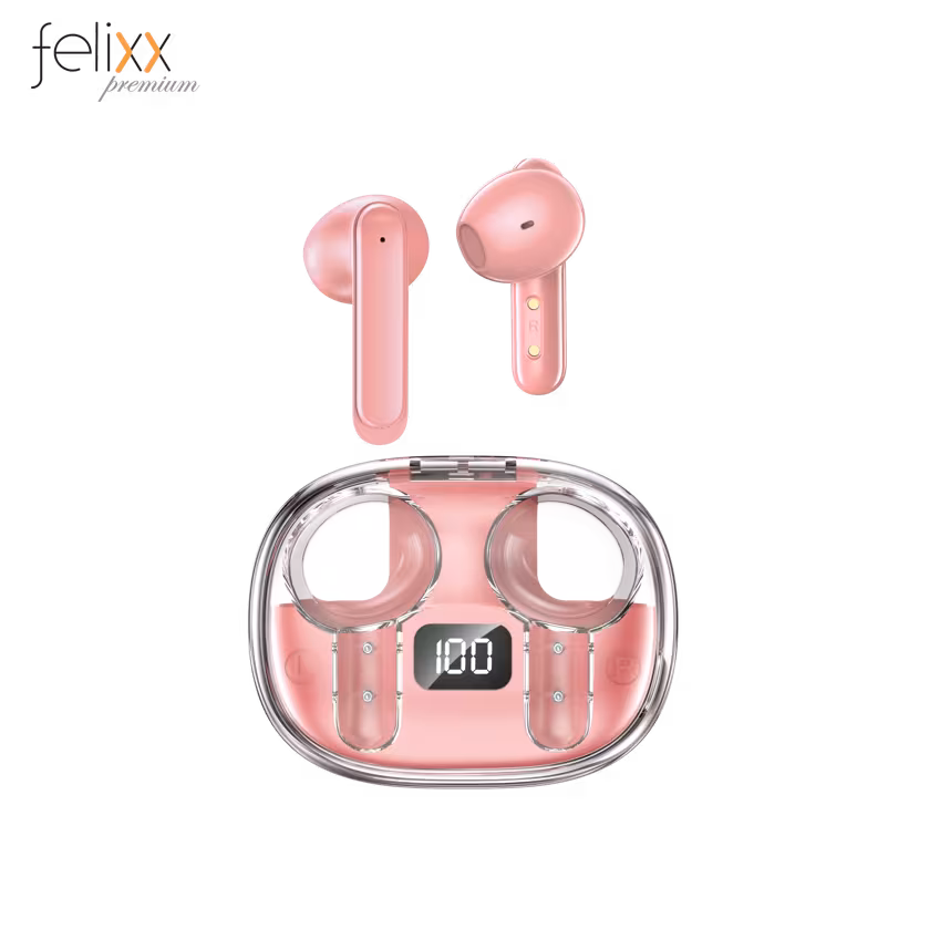 Felixx Aero Ghost Bluetooth True Wireless Headset pink