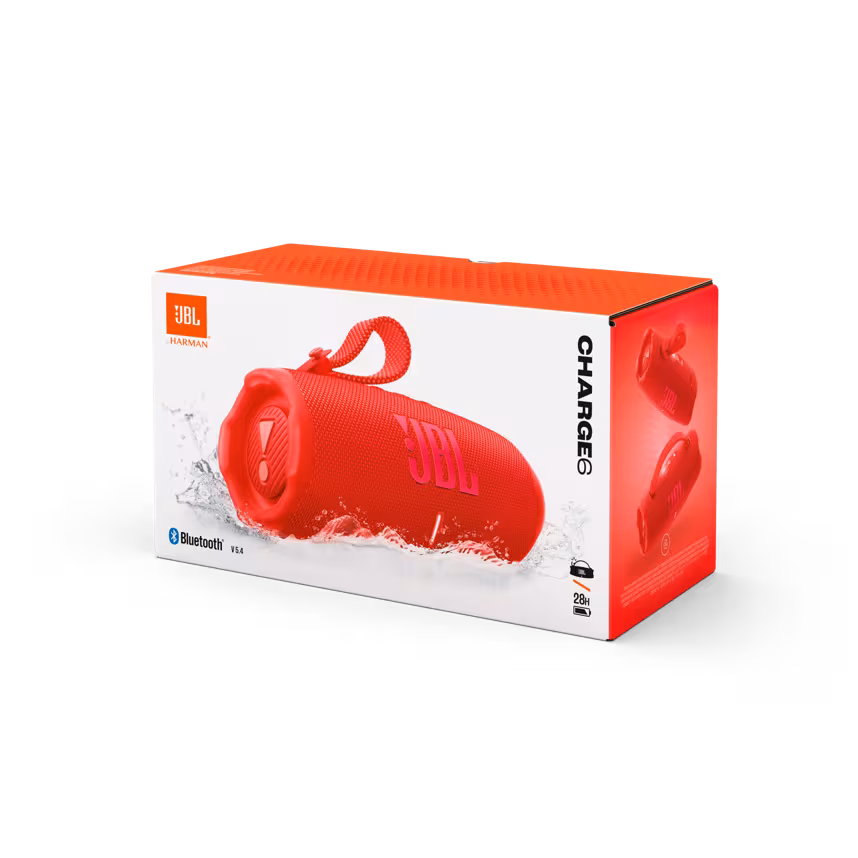 JBL Charge 6 Bluetooth-Lautsprecher rot

