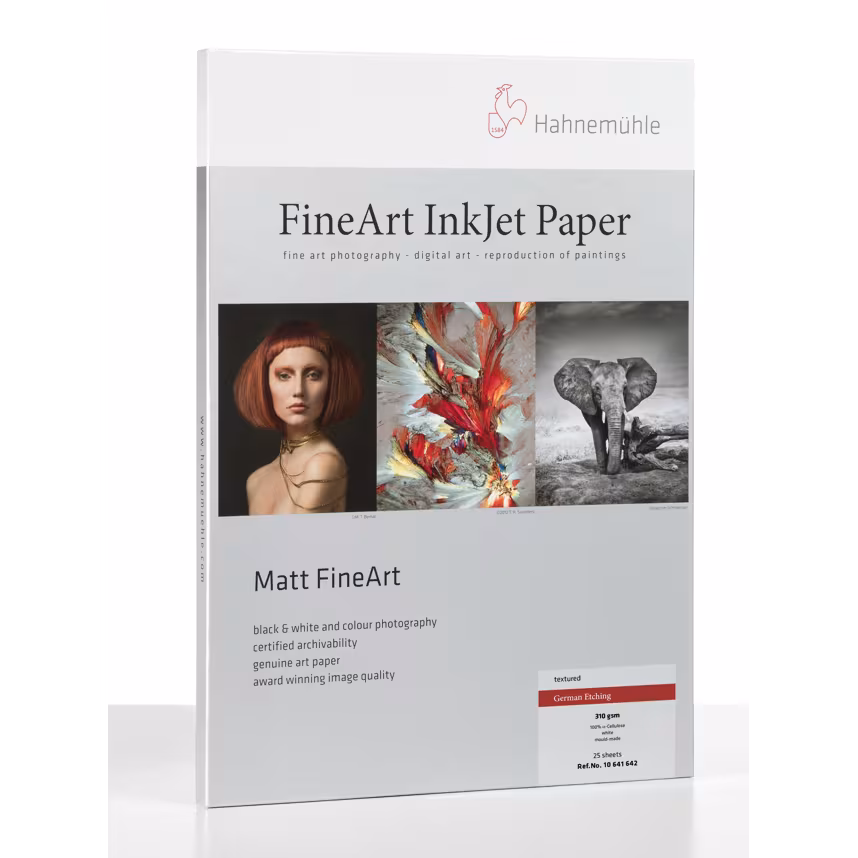 Hahnemühle German Etching 310gsm A2 25 Blatt 