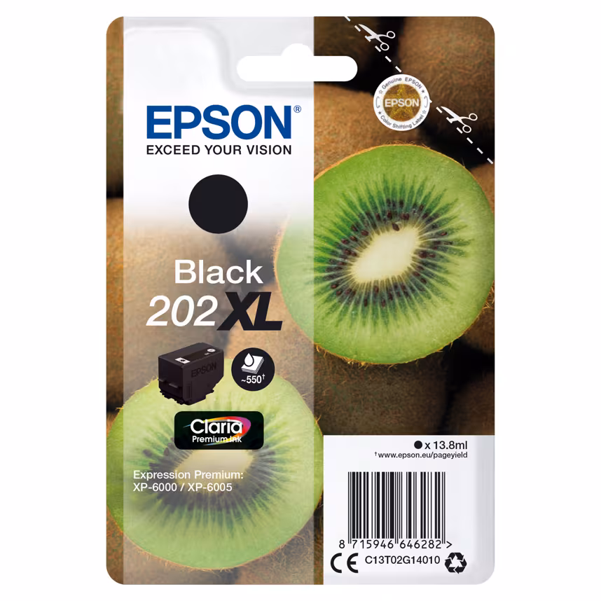 Epson 202XL T02G1 Tinte Black