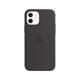 Apple iPhone 12/12 Pro Silikon Case mit MagSafe schwarz