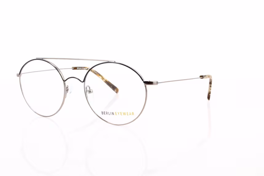 Berlin Eyewear BERE 146-1H Metallbrille Doppelsteg Rund