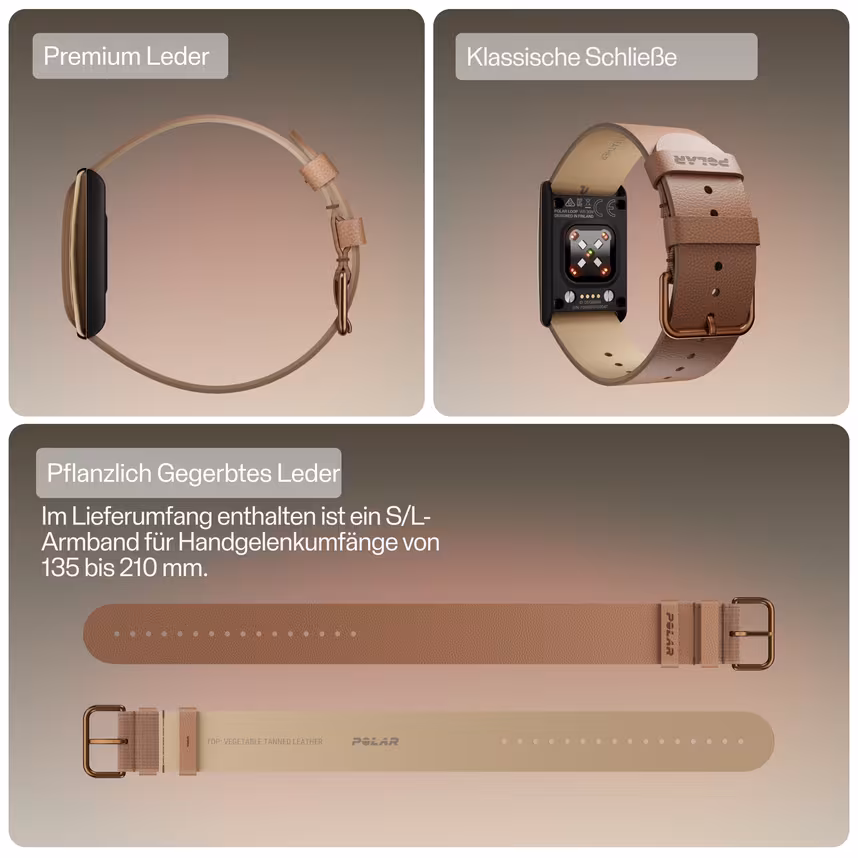 Polar WB Loop Gen2 Band Leder Brown S-M