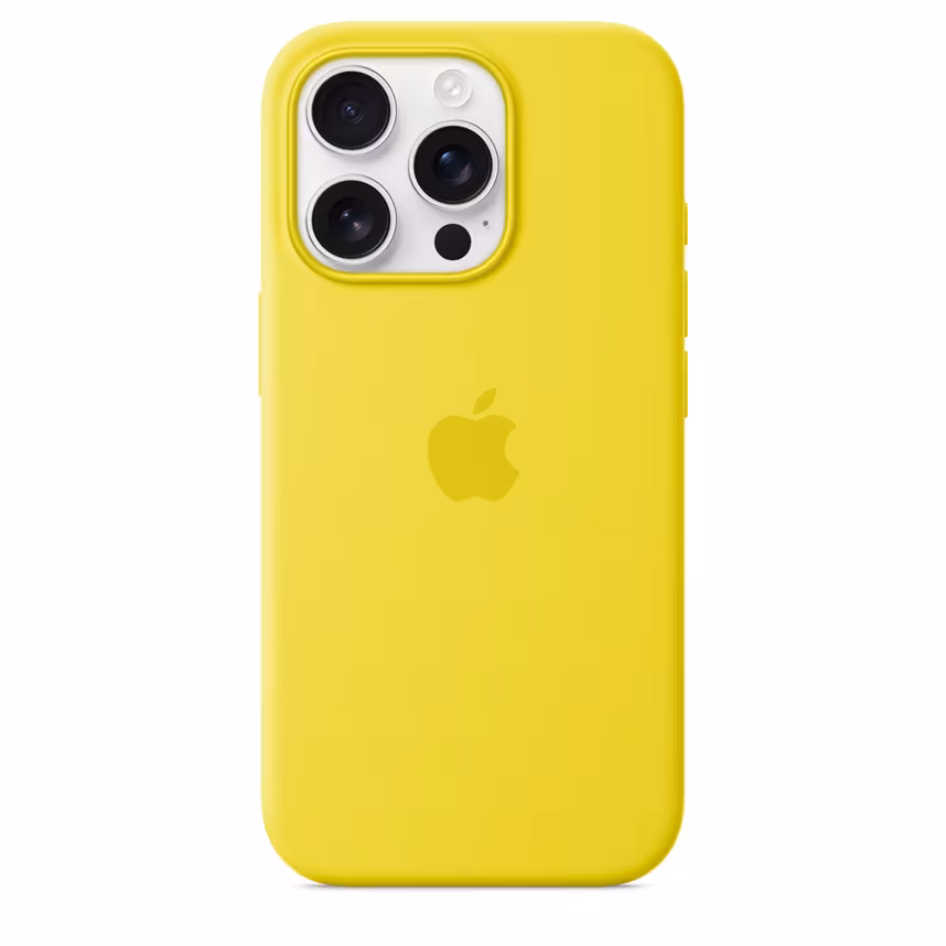 Apple iPhone 16 Pro Silikon Case mit Magsafe star fruit 