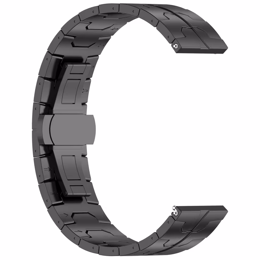 Felixx Smartwatcharmband Edelst./Titan Black-Universal 22mm
