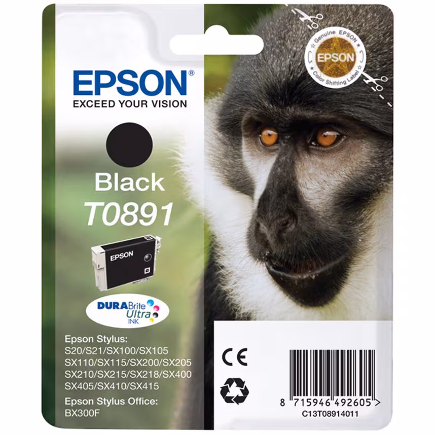 Epson T0891 Tinte Black 5,8ml