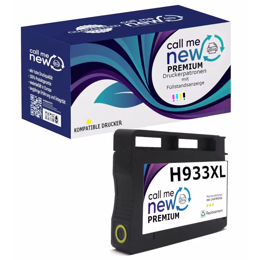 CMN Premium aufber. Tintenpatrone f&uuml;r HP933XL gelb