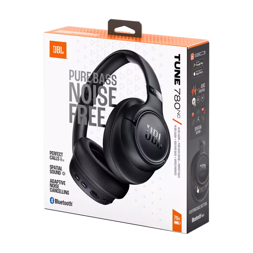 JBL Tune 780NCBT Over-Ear Kopfh&ouml;rer Schwarz
