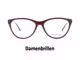 Calvin Klein Jeans Damenbrille mit rotem Rahmen von Hartlauer und Text “Damenbrille” 
