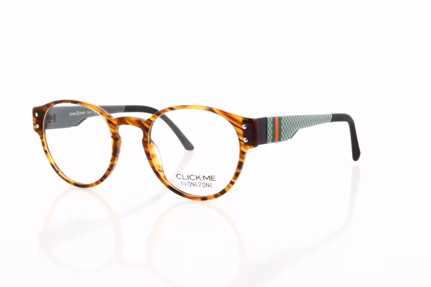 Click Me OTO 398 C1 Damenbrille Herrenbrille Kunststoff Rund