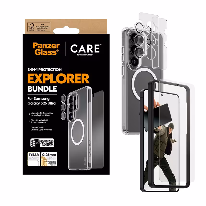 PanzerGlass Care Urban Combat 3 in 1 Bundle Samsung Galaxy S26 Ultra
