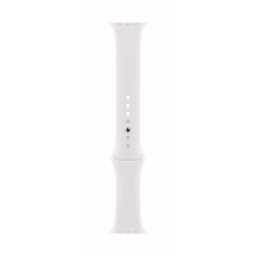 Apple Watch 42/44/45mm Sportarmband weiß
