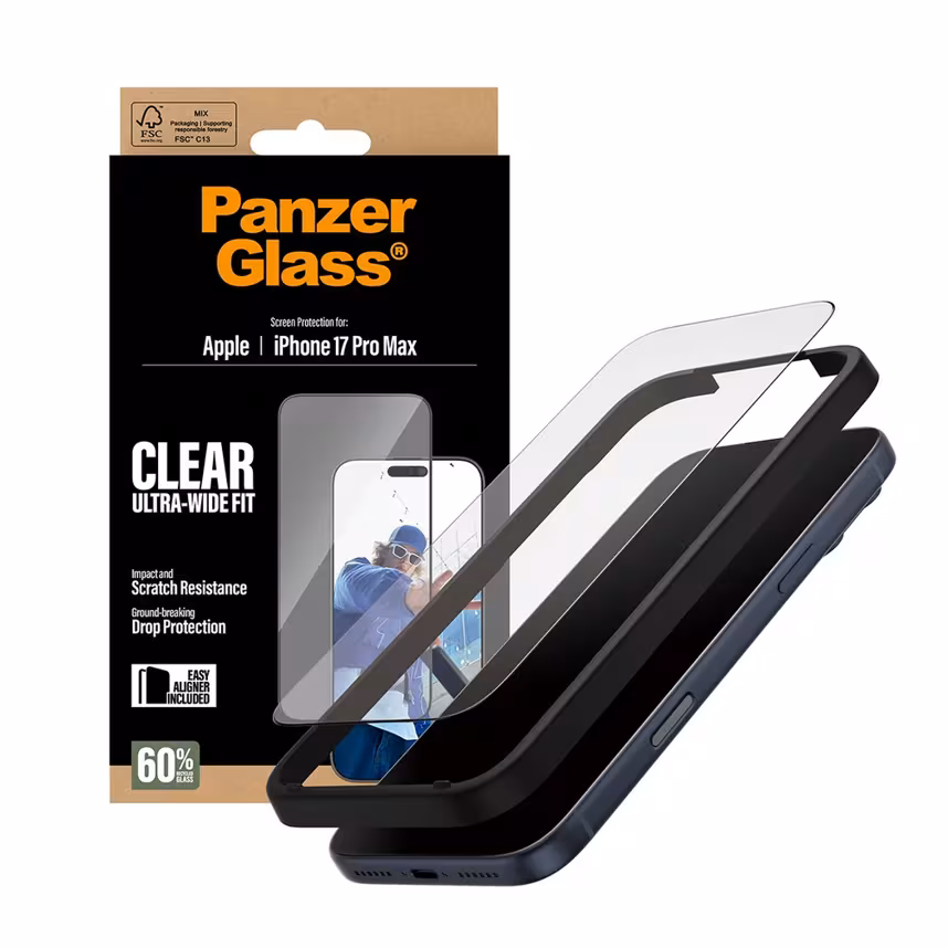 
PanzerGlass Screen Protector Apple iPhone 17 Pro Max