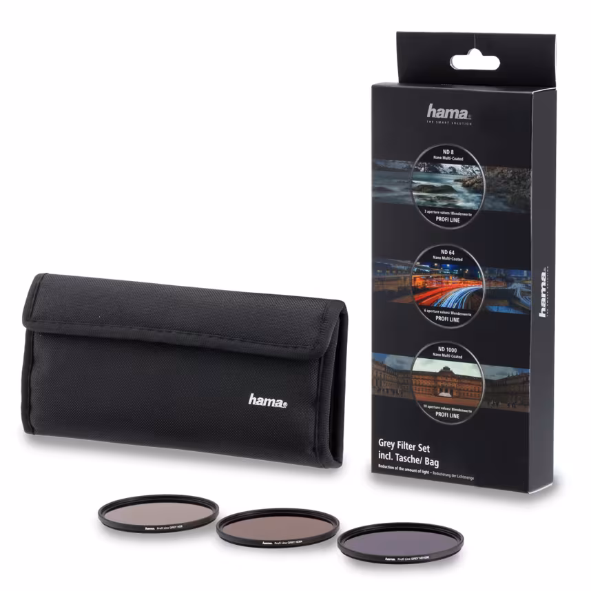 Hama 76903 Graufilter Set ND8,64,1000 77mm