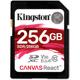 Kingston SDXC 256GB Canvas React 100MBs