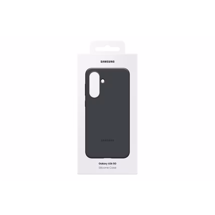 Samsung Back Cover Silikon Galaxy A36 Schwarz