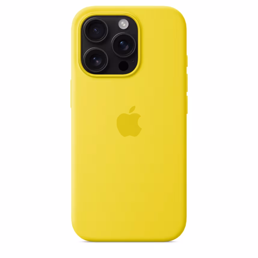 Apple iPhone 16 Pro Silikon Case mit Magsafe star fruit 