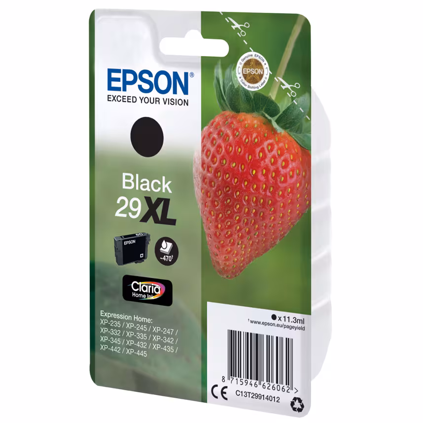 Epson 29XL T2914 Tinte Black 11,3ml