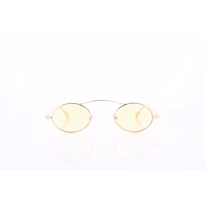 Vintage Fertiglesebrille getönt gelb +1,50