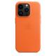 Apple iPhone 14 Pro Leder Case mit MagSafe orange