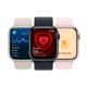 Apple Watch S9 GPS+Cellular Edelstahl 41mm Milanaise silber
