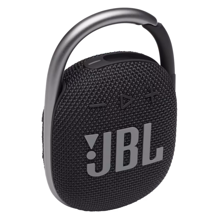 JBL Clip4 Bluetooth-Lautsprecher mit Karabinerhaken schwarz