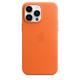 Apple iPhone 14 Pro Max Leder Case mit MagSafe orange