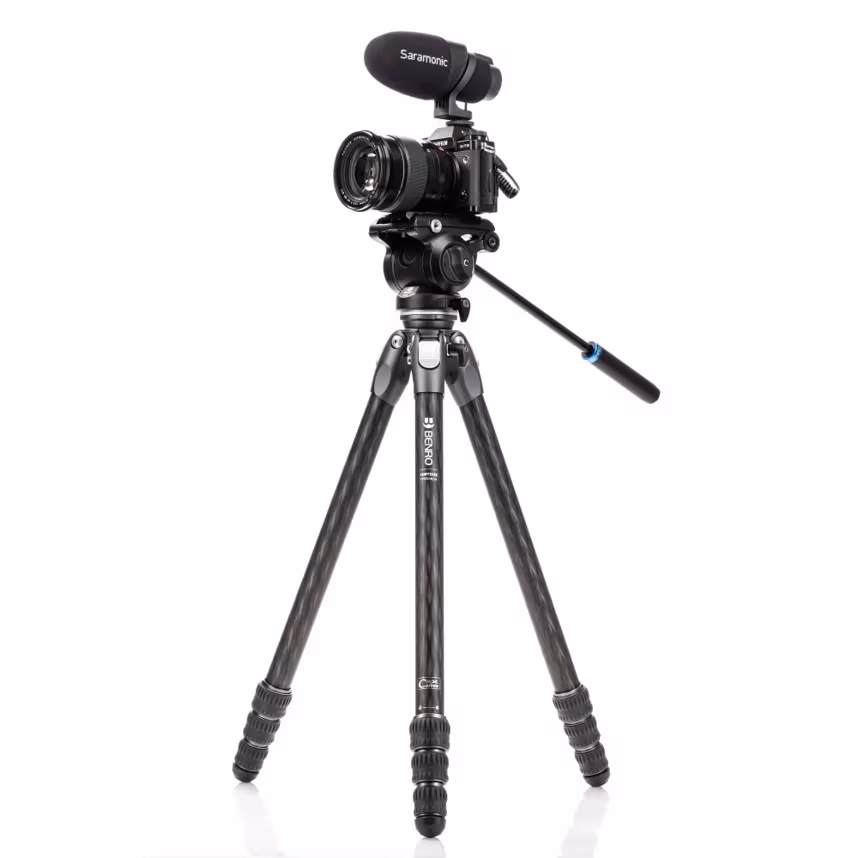 Benro Tortoise 24CLV + S4PRO Video Kit Carbon Stativ