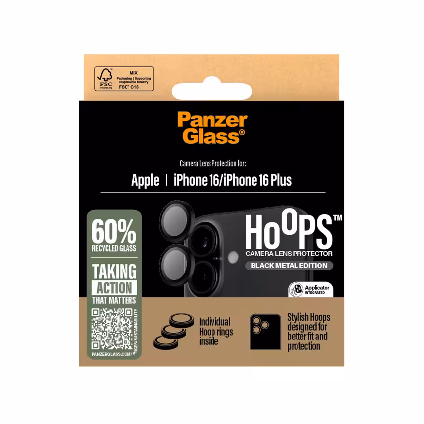Panzerglass Camera Protection Apple iPhone 16/16 Plus