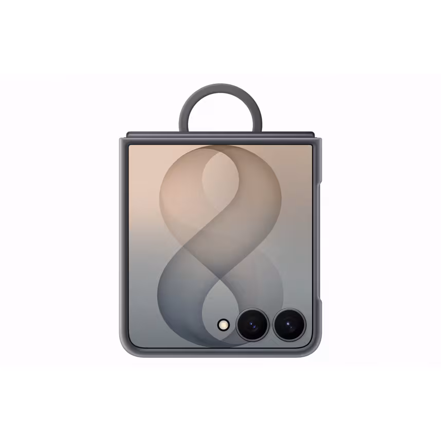Samsung Silicone Ring Magnet Case Samsung Galaxy Z Flip 8 graphite