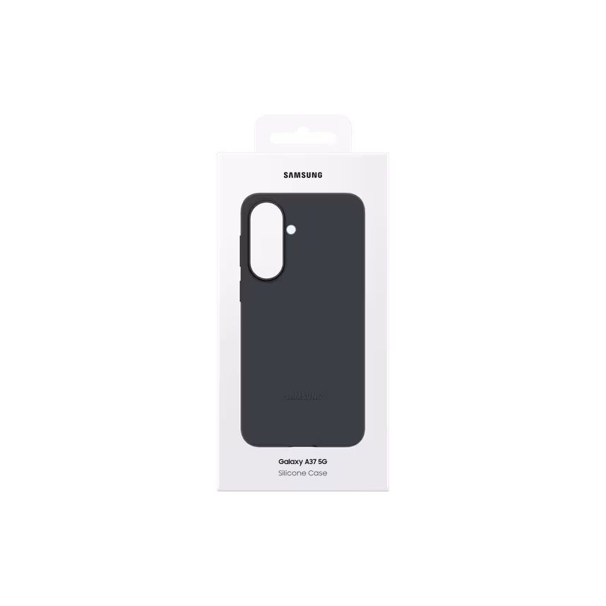 Samsung Back Cover Silicone Galaxy A37 Dunkelgr&uuml;n