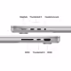 Apple MacBook Pro 14"/M4 Pro/14CPU/20GPU/24GB/1TB/silber