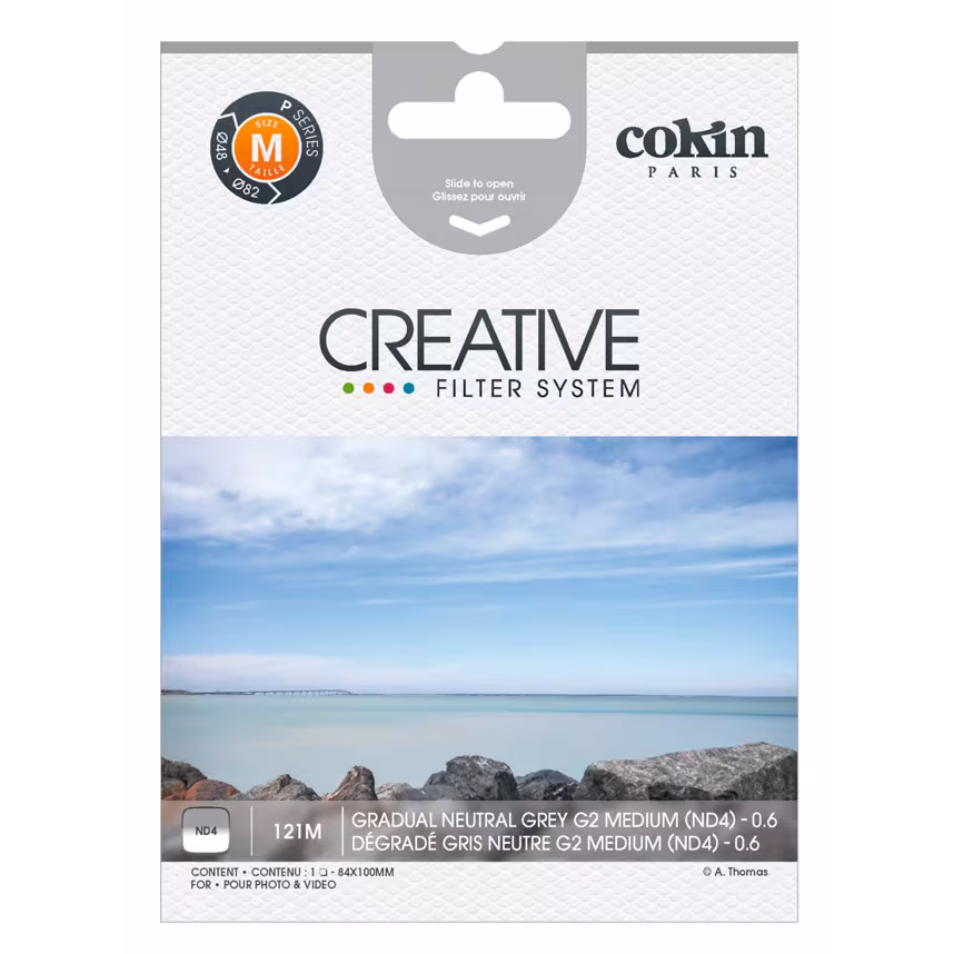 Cokin P121M Verlauf Grau G2M