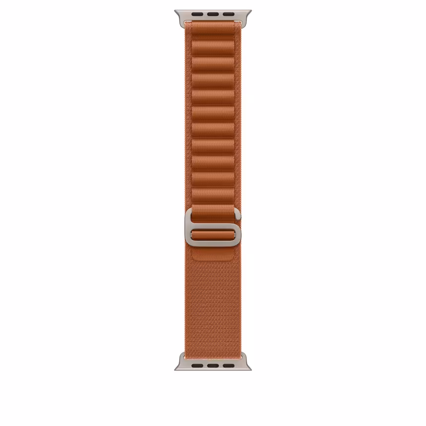 Apple Watch 49mm Terracotta Alpine Loop M natural Titan