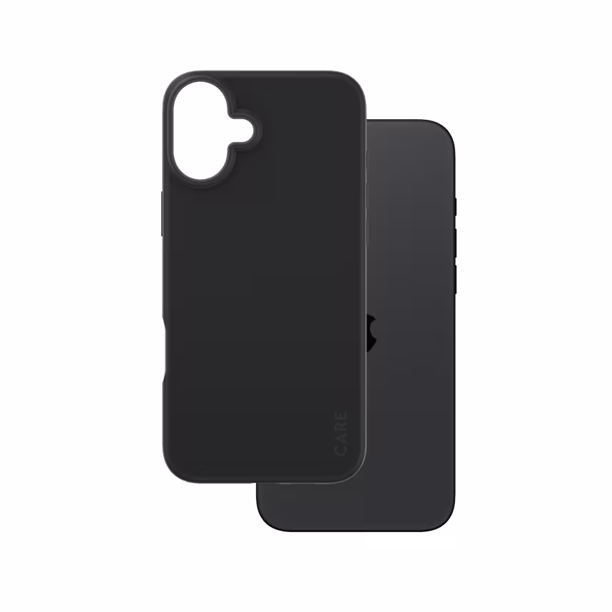 Care Back Cover Fashion Apple iPhone 16 Plus schwarz
