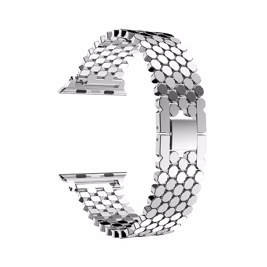 Mika Uhrenarmband Apple 38/40mm Alu silber