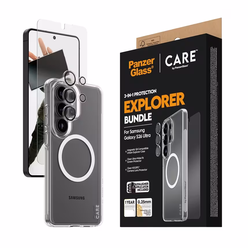 PanzerGlass Care Urban Combat 3 in 1 Bundle Samsung Galaxy S26 Ultra