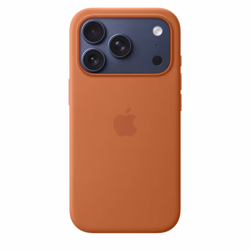 Apple iPhone 17 Pro Silicone Case mit MagSafe Terracotta