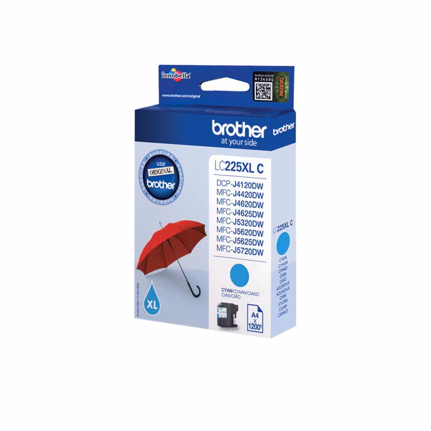 Brother LC225XLC Tinte cyan