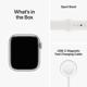 Apple Watch S8 Alu 41mm Sportband weiß