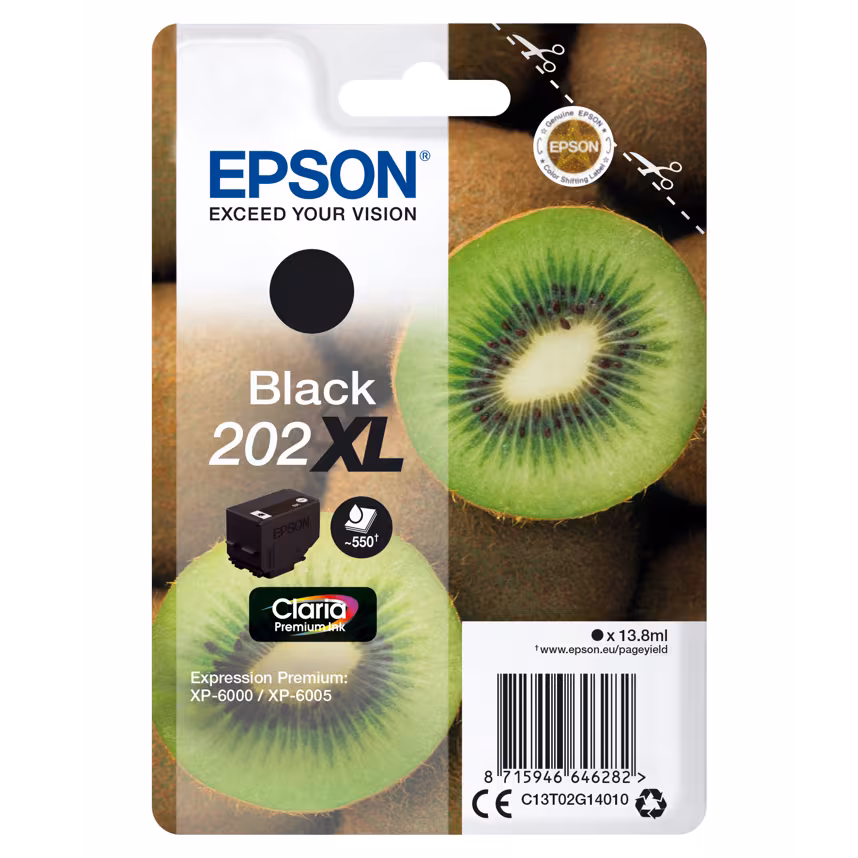 Epson 202XL T02G1 Tinte Black